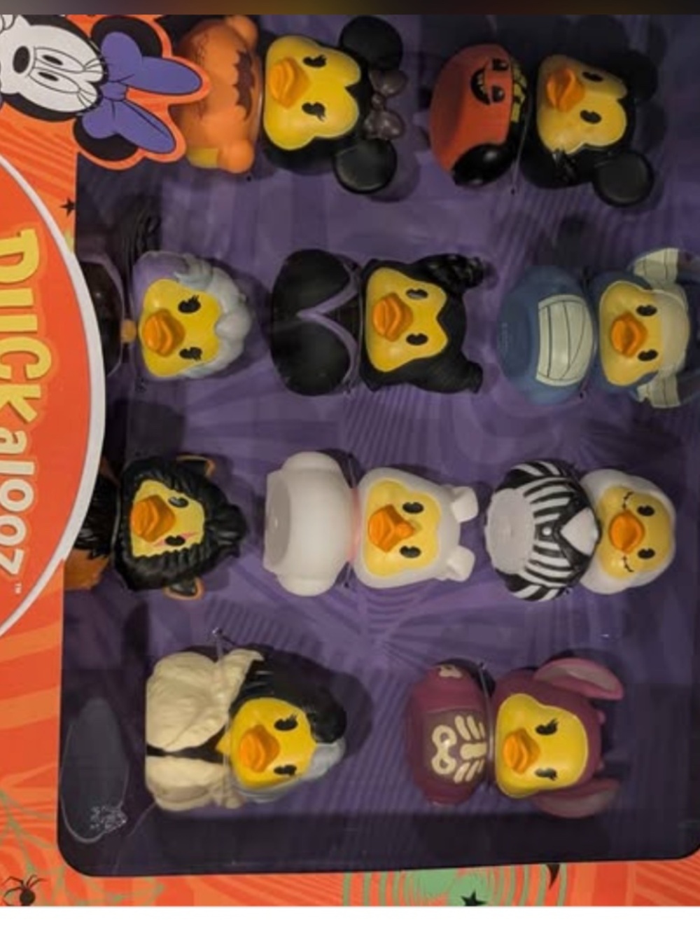 NWT Disney Halloween 10 pack Ducks Jeep Rubber Ducks